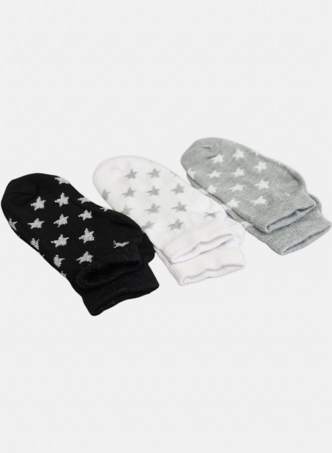 سولانج طقم جوارب قصيرة – متعددة الألوان (3 أزواج) - Image 1