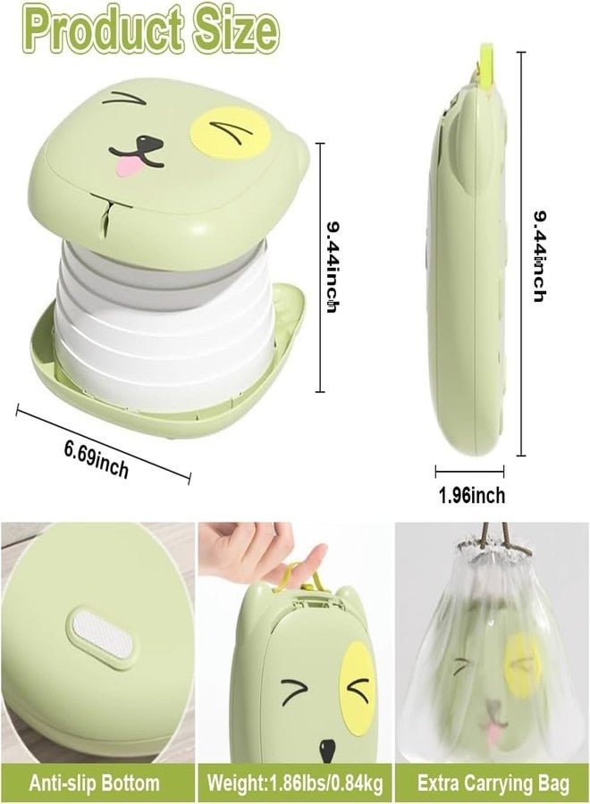 Toriox Travel Accessories for Kids Comes with Disposable Bags & Travel Bag, Travel Essentials for Kids Portable Potty Toddler Travel Foldable Training Toilet Car Outdoor Boys Girls Baby Kids - Image 4