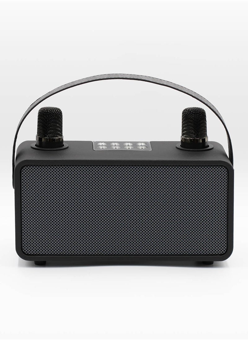 Magic Star Magic Star Pulz Mini Karaoke WJ-A810 with 2 Wireless Microphones - Black  - Image 1