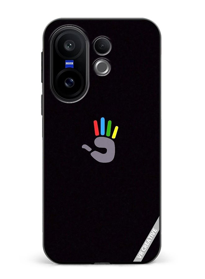 Protective Case Cover For Vivo X200 FE Colorful Hand Design Multicolour