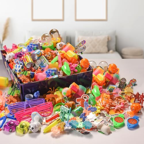 Yutin 300 PCS Party Favor for Kids Goodie Bags Stuffers, Prize Box Toys for Kids Classroom Bulk, Small Fidget Toys Pinata Fillers, Treasure Chest for Students Rewards, Carnival Prizes, Birthday Gifts - Image 3