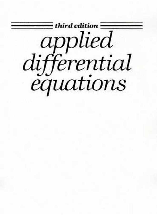 Applied Differential Equations