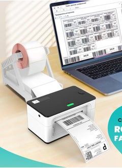 EHOME Thermal Printer Label Roll Holder for Fanfold Shipping Label Holder Compatible with Barcode Express Label Printing Postage Mailing Labeling, Office Home Use  - Image 2