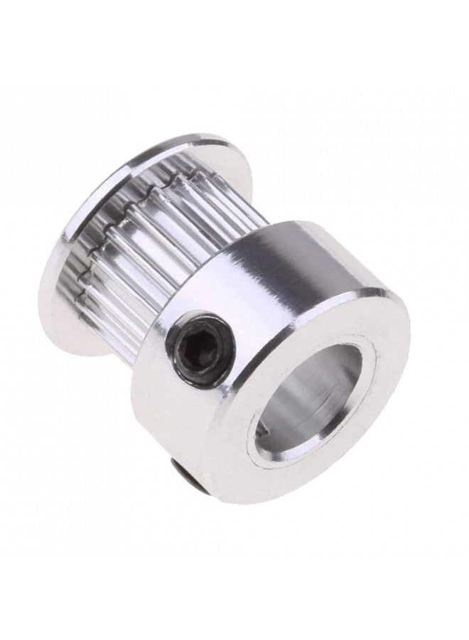 Saipor Saiper GT2 Timing Belt Pulley 20 Teeth Bore 8mm(5pcs), Aluminum Synchronous Wheel for 3D Printer - Image 2
