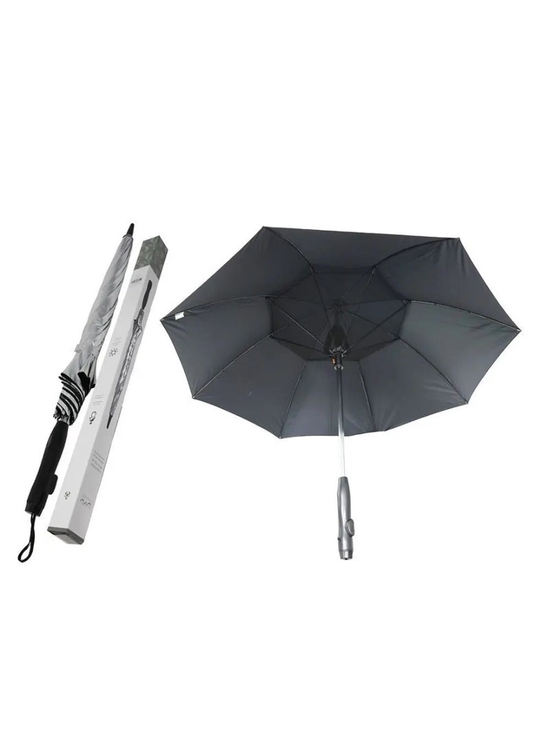 Manasek Manual Water Spray Umbrella S001 (Black) - Image 1