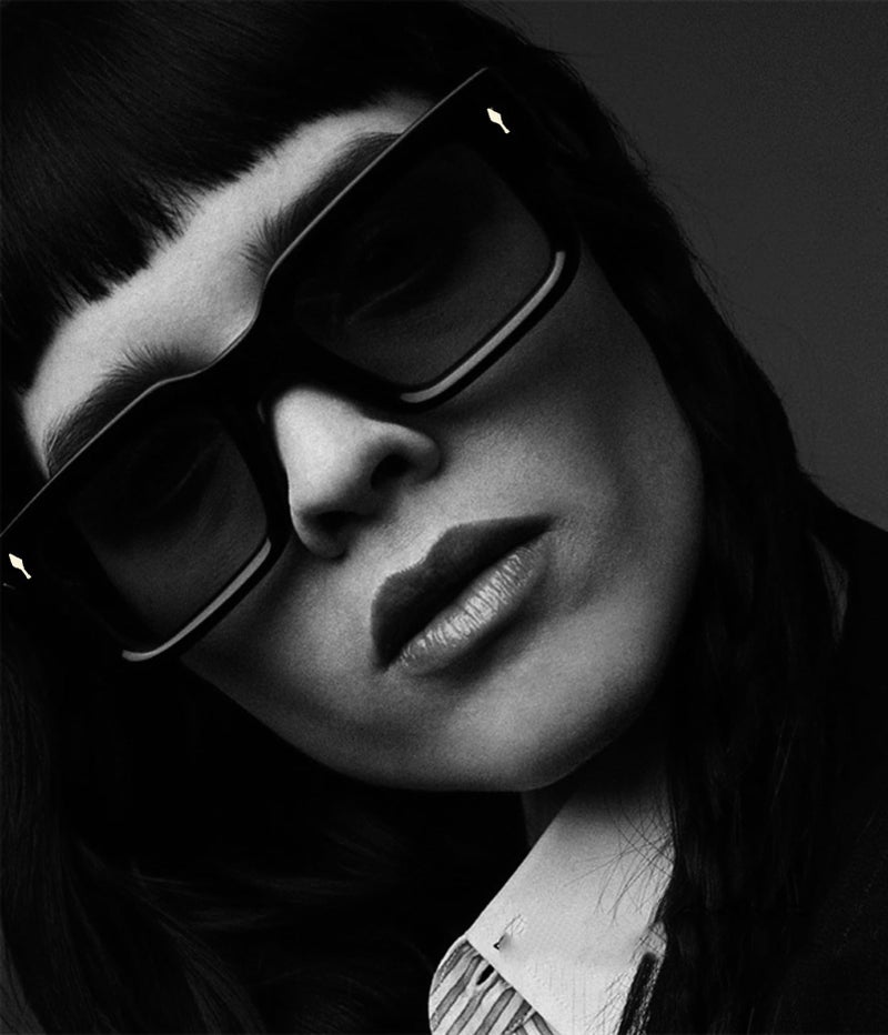 EYLRIM Thick Frame Square Sunglasses for Women Men Chunky Rectangle Sun Glasses Black Shades UV400 Protection(06 Tortoise/Yellow) - Image 3