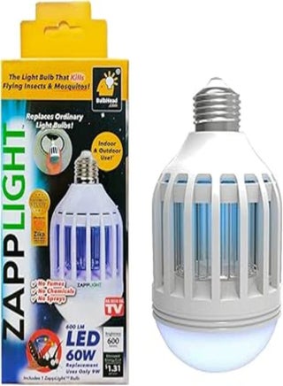Light Bulb 2 in 1 Mosquito Killer Lamp LED Electronic Insect & Fly Killer Indoor & Outdoor Insect Zapper insect traps, Fly Zapper Safe & Non-Toxic Silent & Effortless Operation pest control - pzsku/Z8B4A7B7953976EE75B76Z/45/_/1722278086/8e84ba80-e973-4636-9023-b0cbd5c37490