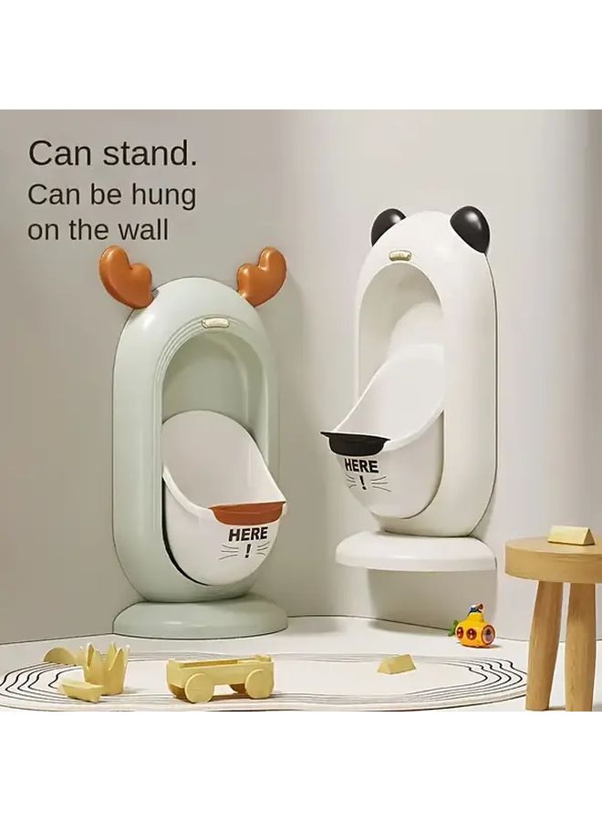 Green Potty Training Toilet For Boys Girls Adjustable Height Easy Clean Space Saving - Image 5