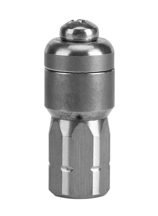 Stainless Steel 1/4" Female Rotary Nozzle Pressure Washer Drain Cleaning Accessory - Image 1