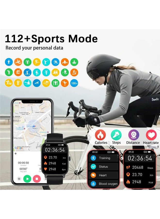 Paukila Smart Watch for Women Fitness Tracker: Make Answer Call Waterproof Running Smartwatch Android Phone iPhone Samsung Compatible Digital Mens Watches Pedometer Step Tracker Heart Rate Monitor - Image 4