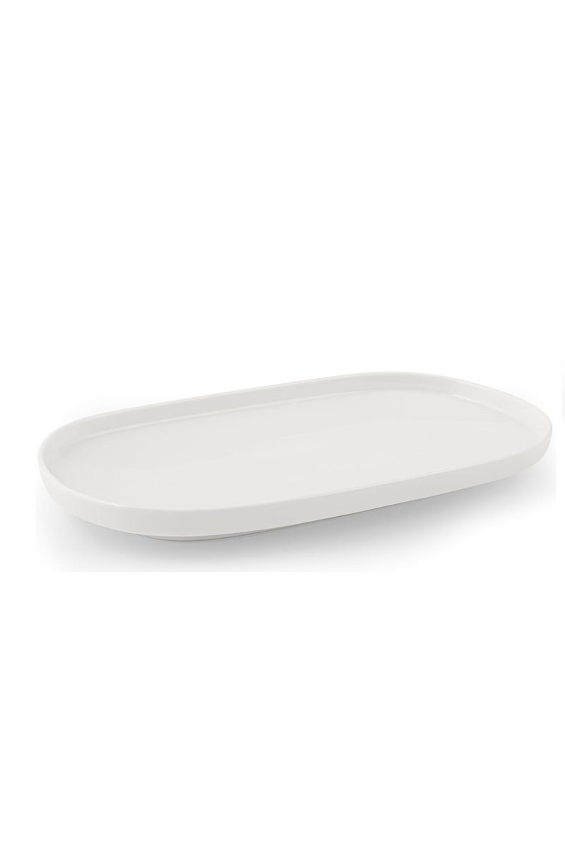 Porcelain White Oval Plate, 31 cm 