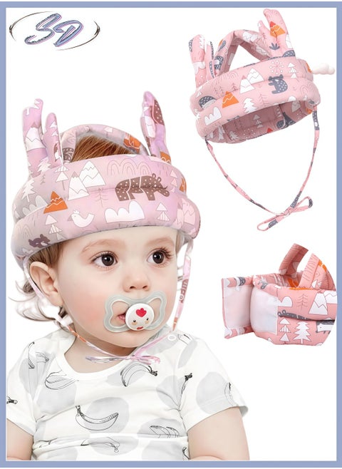 Baby Helmet for Crawling Walking Adjustable,Baby Head Protector for 6-24 Months,Toddler Protective Cap,for Learning to Walk, Running, Playing