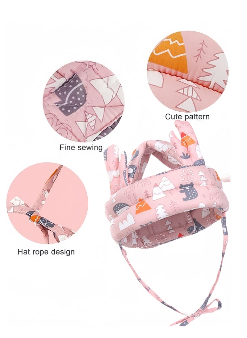 Baby Helmet for Crawling Walking Adjustable,Baby Head Protector for 6-24 Months,Toddler Protective Cap,for Learning to Walk, Running, Playing