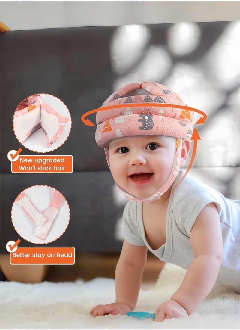 Baby Helmet for Crawling Walking Adjustable,Baby Head Protector for 6-24 Months,Toddler Protective Cap,for Learning to Walk, Running, Playing