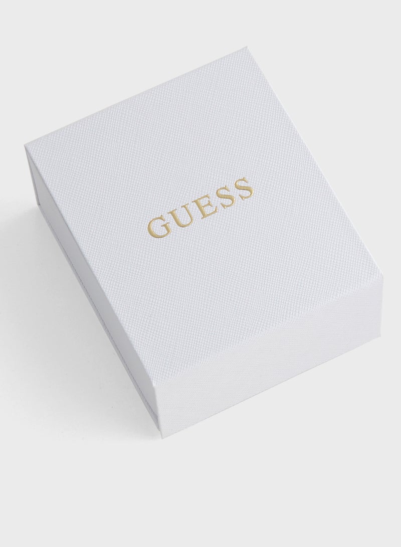 GUESS Solitaire Clear Stud Earrings - Image 3