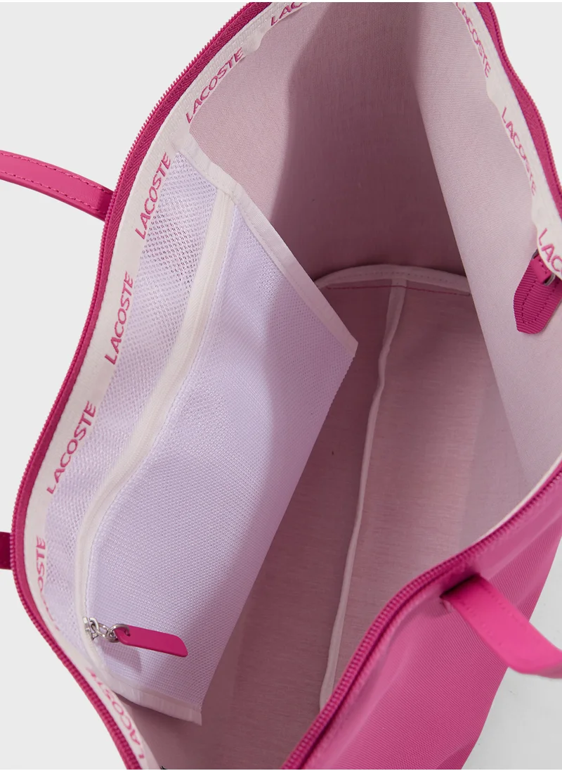 LACOSTE Essentials Top Handle Zip Over Tote