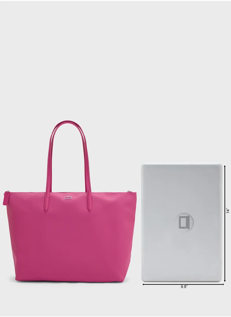LACOSTE Essentials Top Handle Zip Over Tote
