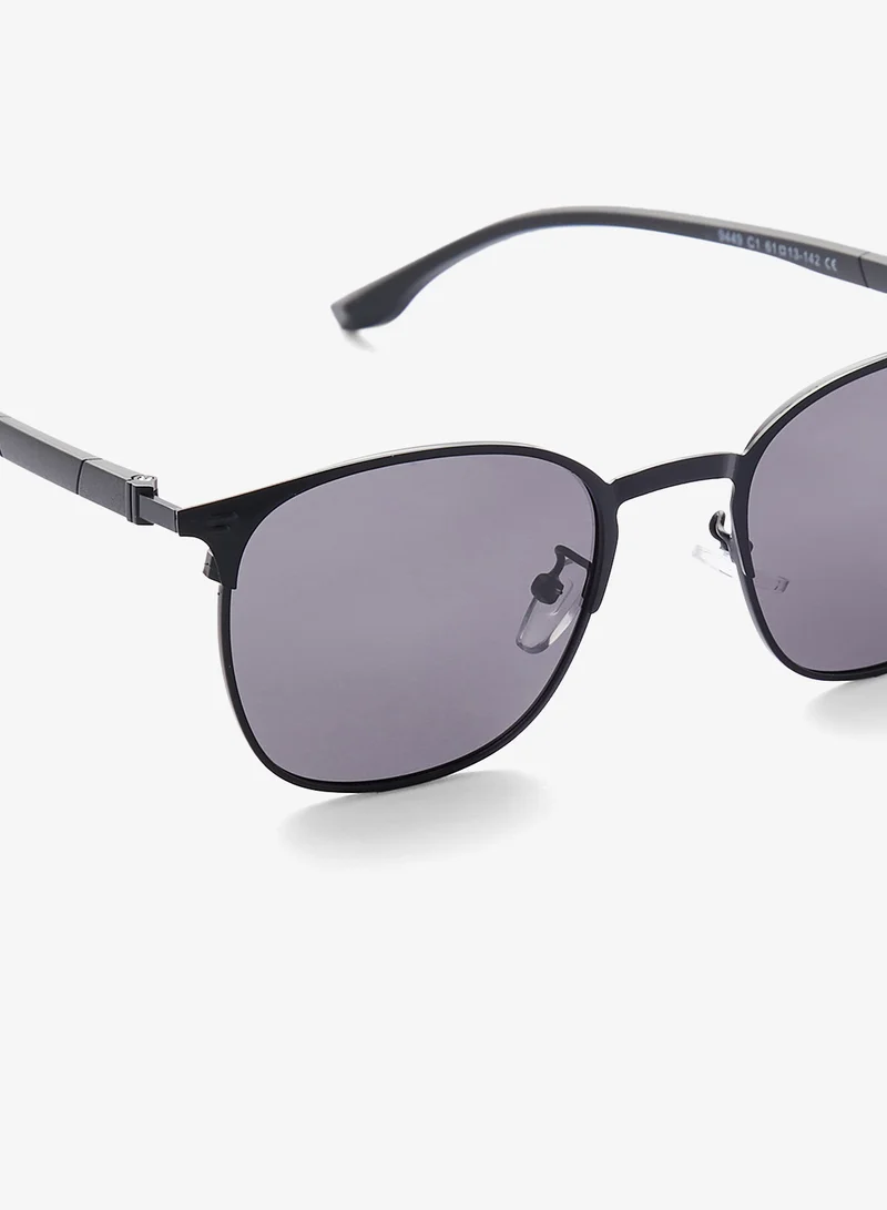 روبرت وود Polarized Lens Clubmaster Sunglasses