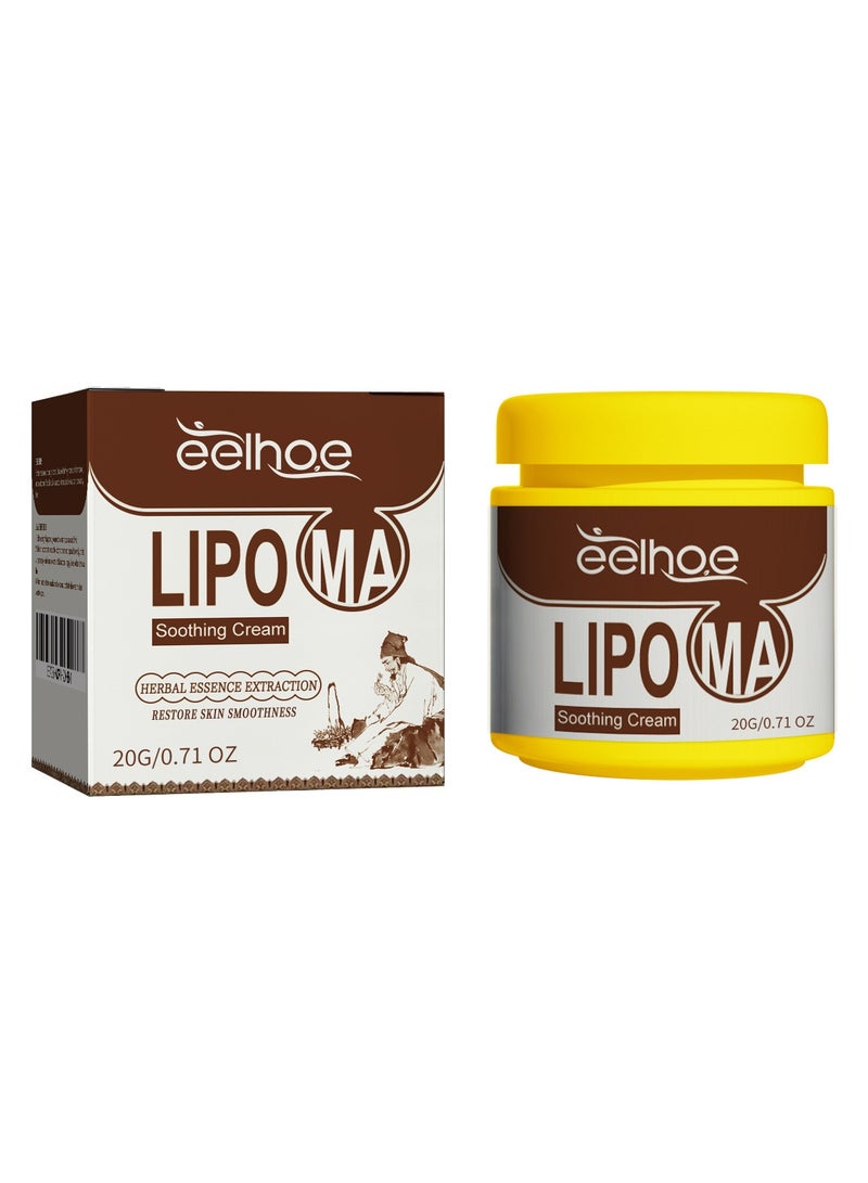 EELHOE Lipoma Soothing Cream, Lipoma Removal Cream, Instant Lipoma Removal Cream, LumpFree Lipoma Removal Cream, Herbal Lipoma Removal Cream, Natural Vegetable Cream for Removing Lipoma Clumps, 20 g - Image 1
