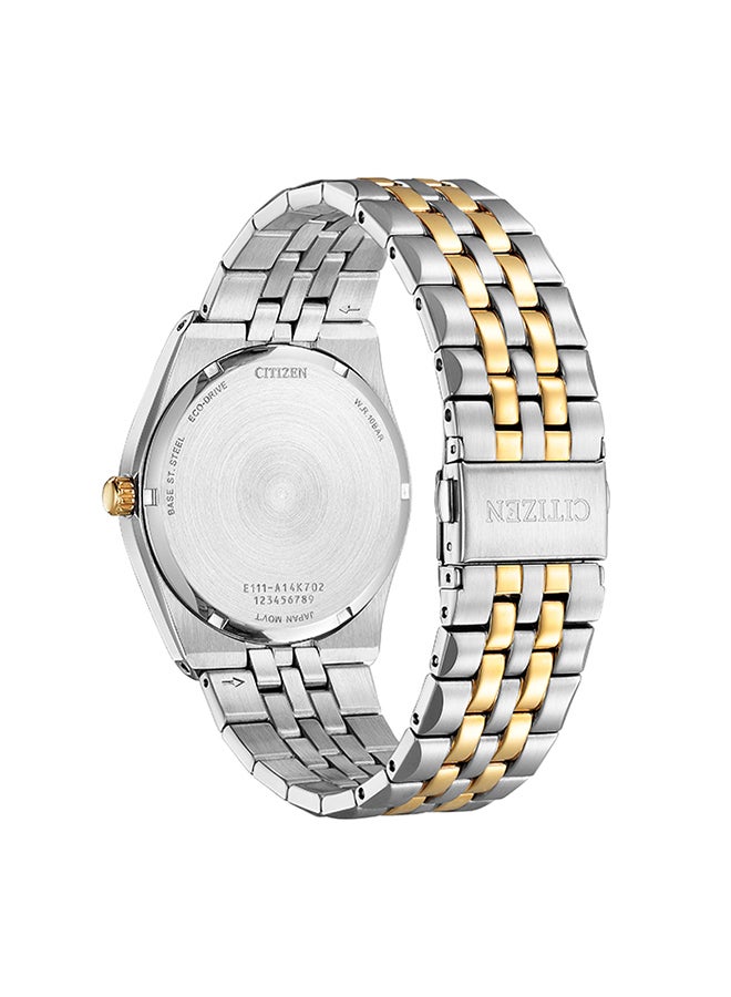 CITIZEN Men's Analog Tonneau Shape Stainless Steel Wrist Watch BM7339-89X - 38 Mm - Image 2