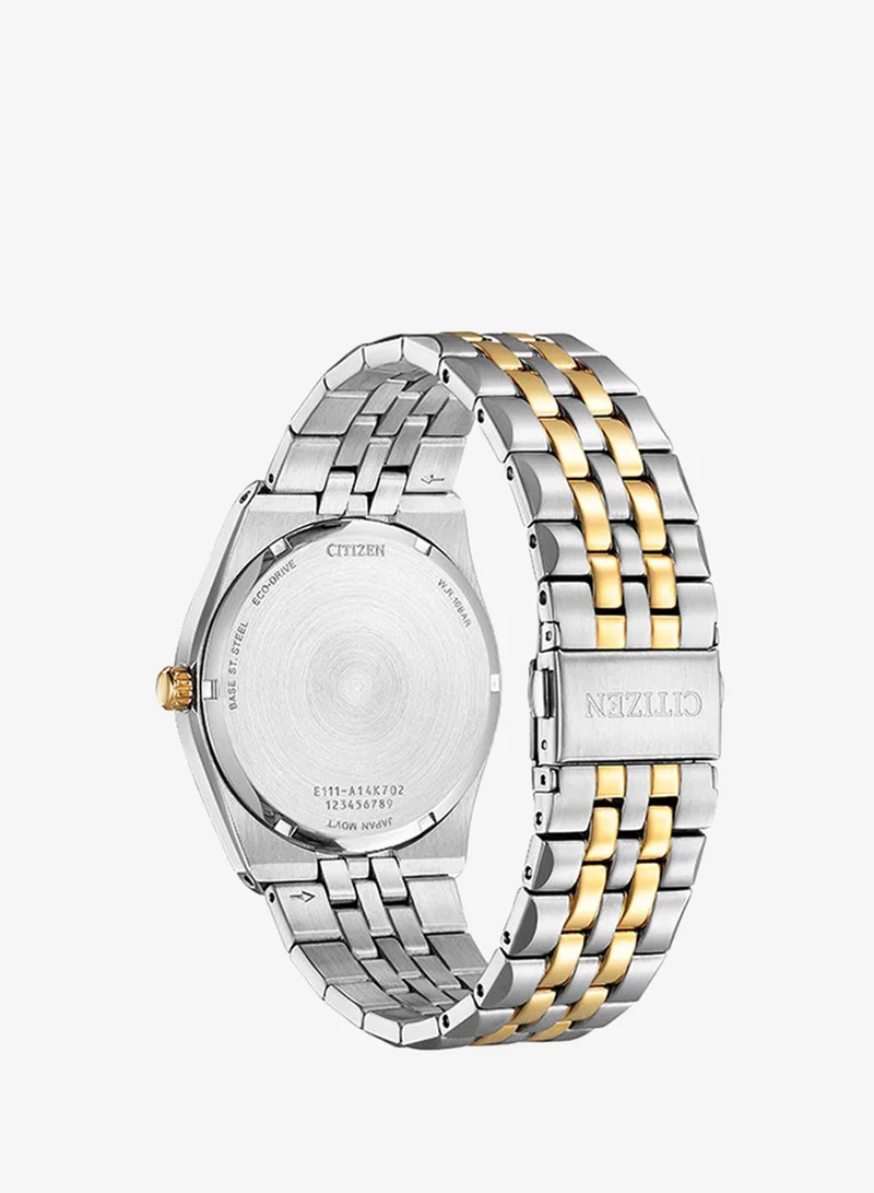 Citizen Men's Analog Tonneau Shape Stainless Steel Wrist Watch BM7339-89X - 38 Mm