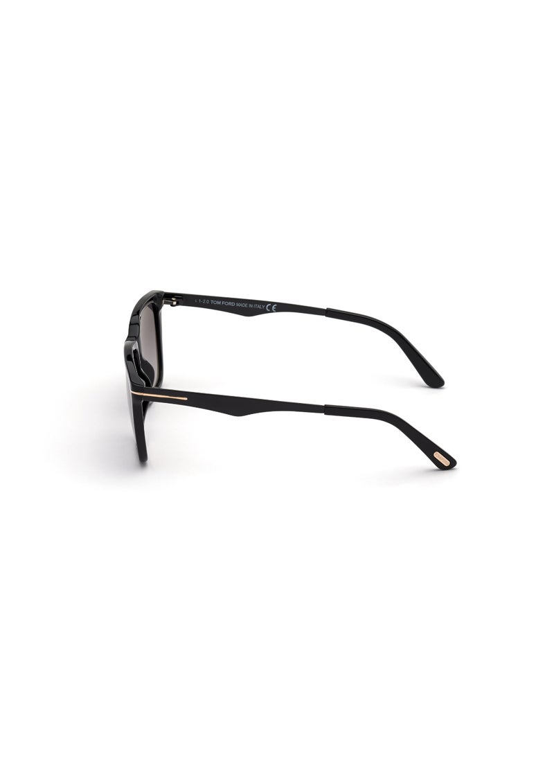 TOM FORD TOM FORD Rimless Acetate Black Men Sunglass  - Image 2