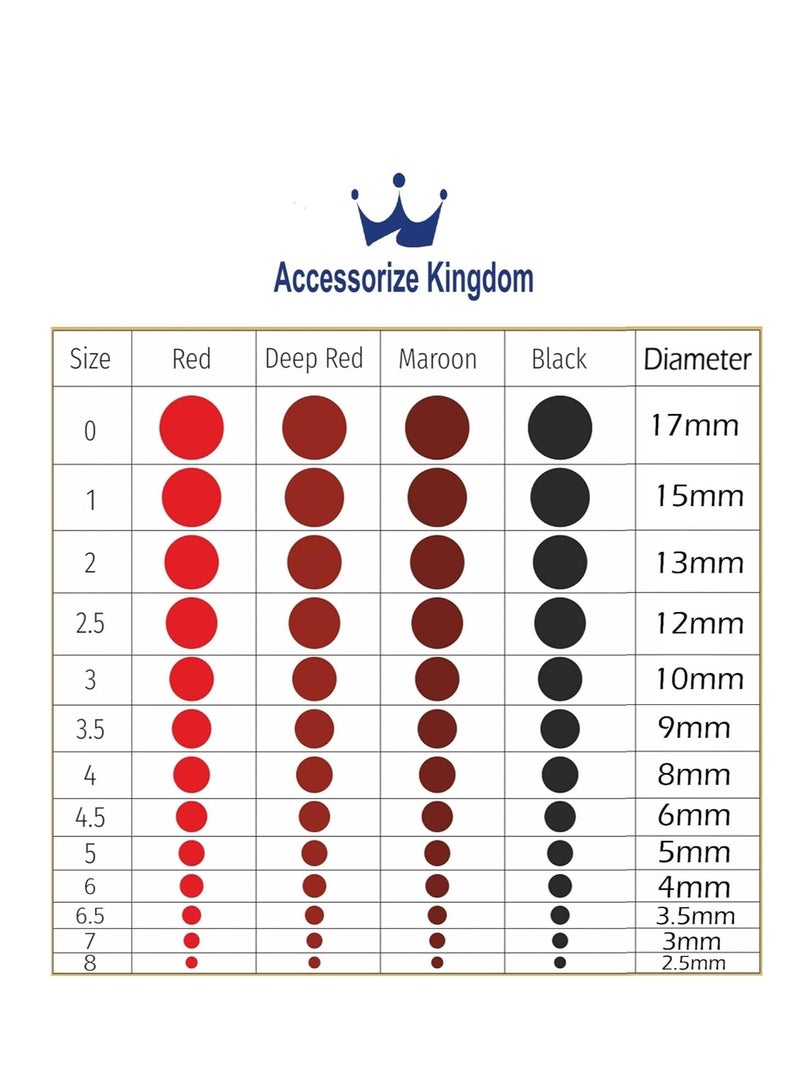 Accessorize Kingdom Premium Bindi Sticker Pack | Reusable, Skin-Friendly Bindis for Women & Girls | Bindi for All Occasions | Pack of 3 - Image 4