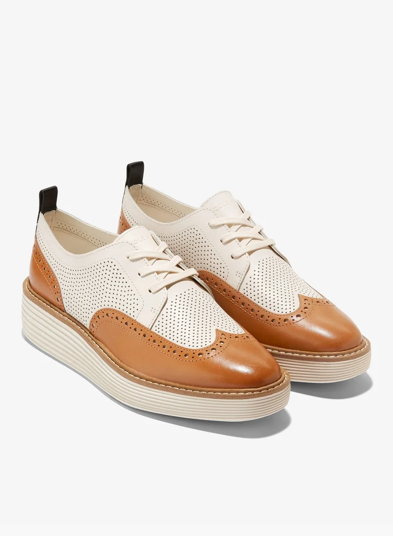 COLE HAAN Originalgrand Platform Wingtip Oxford