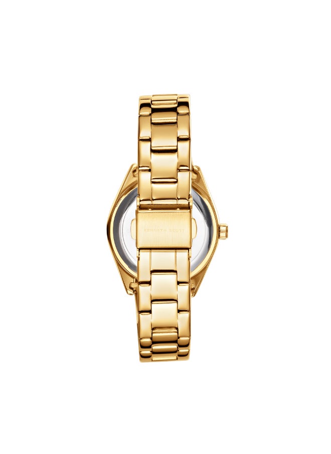 KENNETH SCOTT Women's Stainless Steel Analog Watch K24509-GBGC - 33 mm  - Image 3