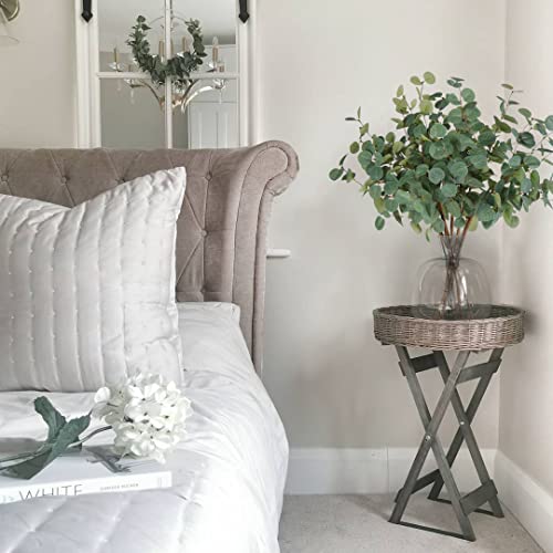 Beferr 6Pcs Artificial Eucalyptus Stems Greenery Stems 24" Tall Fake Plants Decor Faux Floral Stems for Vase Home Party Wedding Decorations - Image 3