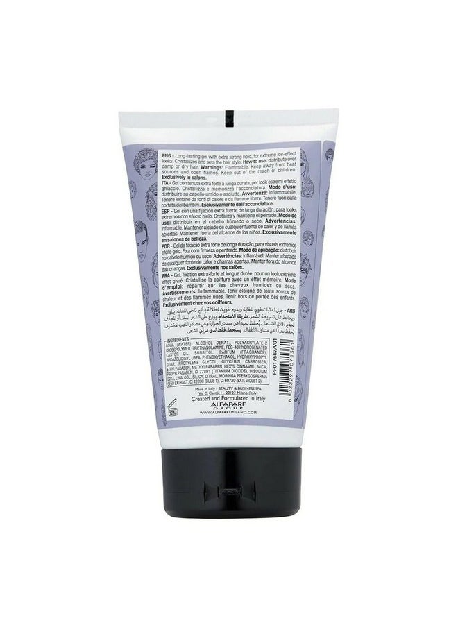 ALFAPARF MILANO Style Stories Extra Strong Frozen Hair Gel Maximum Hold Long Lasting All Day Hold Professional Salon Quality Hair Styling Product 5.3 Oz.  - Image 3