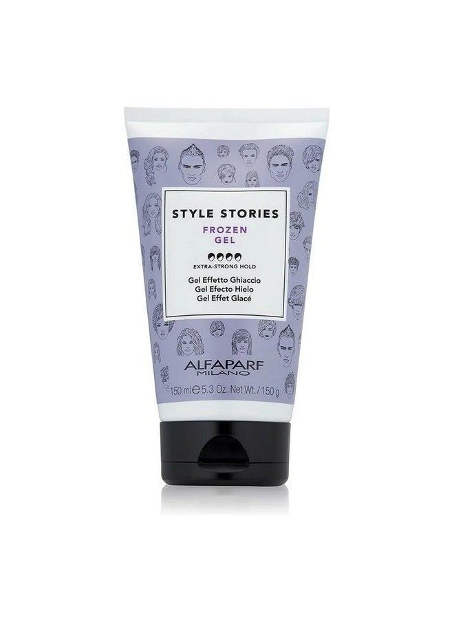ALFAPARF MILANO Style Stories Extra Strong Frozen Hair Gel Maximum Hold Long Lasting All Day Hold Professional Salon Quality Hair Styling Product 5.3 Oz.  - Image 2