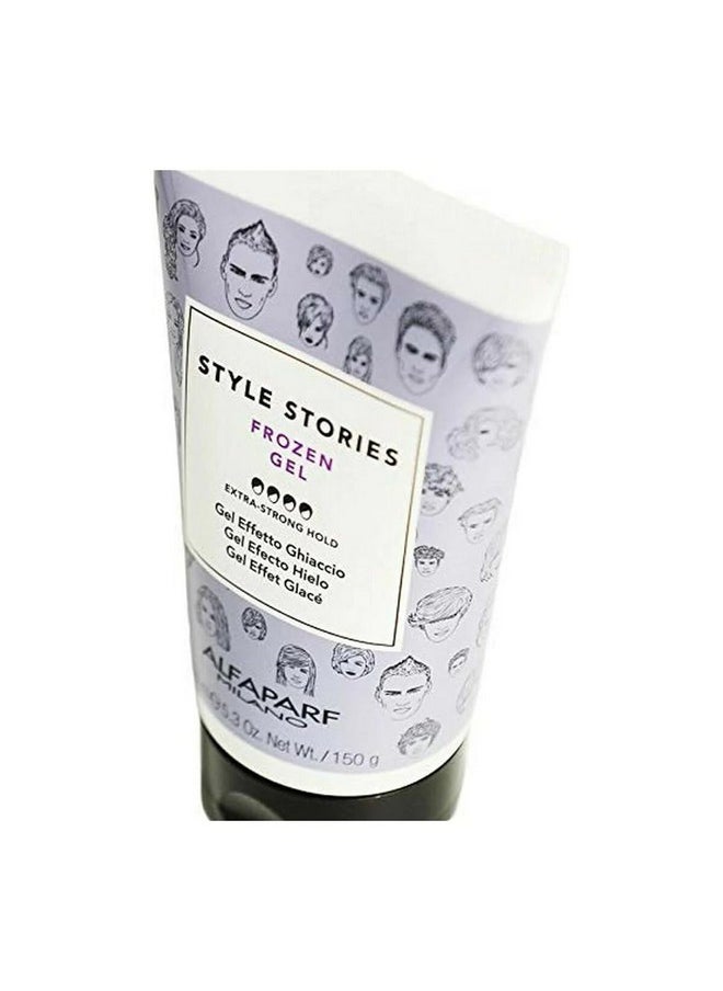 ALFAPARF MILANO Style Stories Extra Strong Frozen Hair Gel Maximum Hold Long Lasting All Day Hold Professional Salon Quality Hair Styling Product 5.3 Oz.  - Image 4
