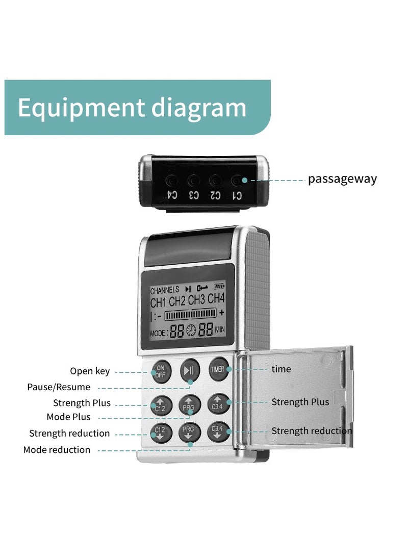 Low Frequency Pulser Physiotherapy Device, Back Pain Relief and Management