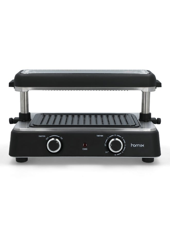 homix Double Knob Less Smoke Indoor Grill - Image 3