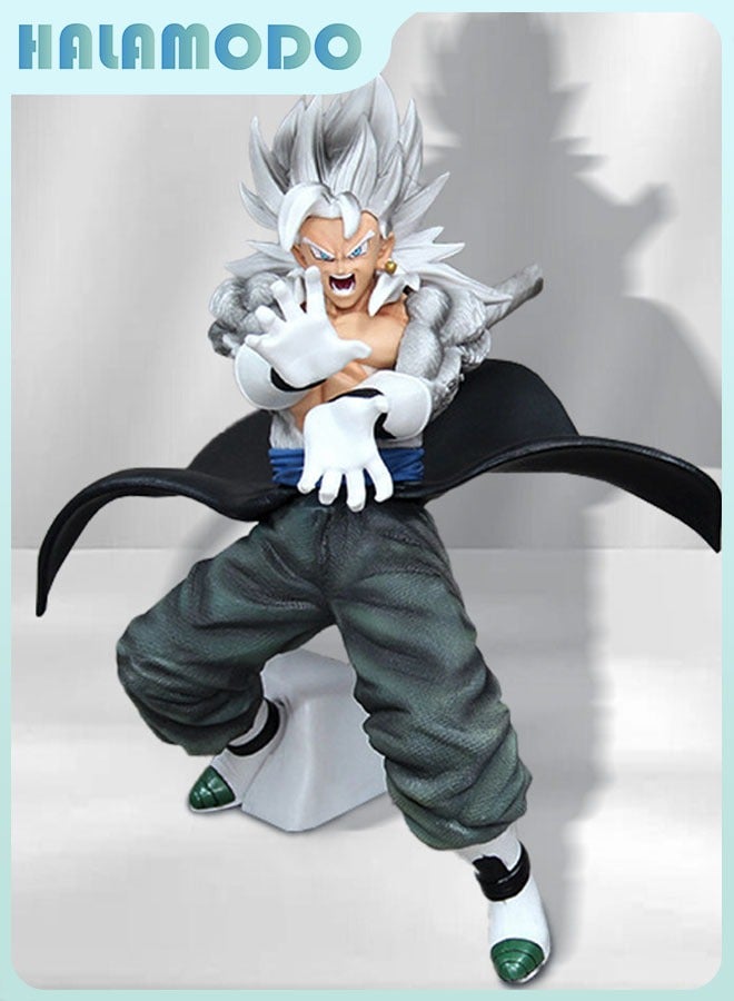 HALAMODO Dragon Ball Super Saiyan 5 White Vegito Anime Figure, Desk Centerpiece and  Birthday Gift 25cm - Image 1