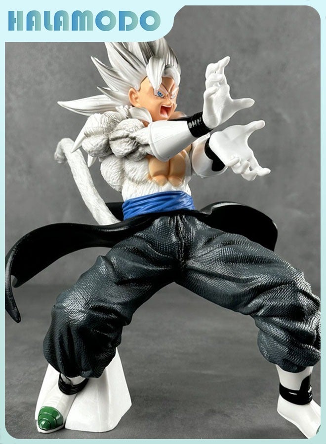 HALAMODO Dragon Ball Super Saiyan 5 White Vegito Anime Figure, Desk Centerpiece and  Birthday Gift 25cm - Image 2