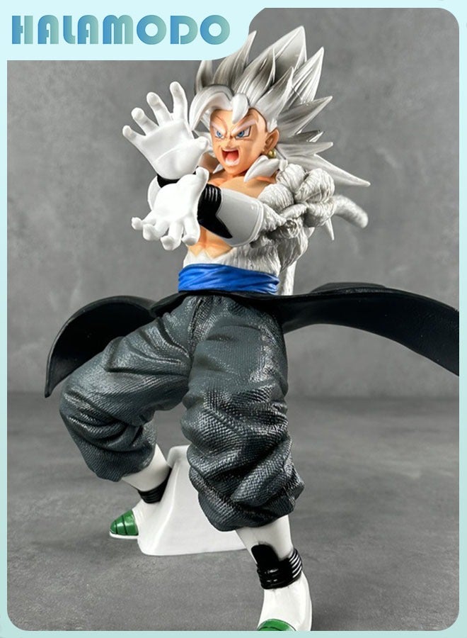 HALAMODO Dragon Ball Super Saiyan 5 White Vegito Anime Figure, Desk Centerpiece and  Birthday Gift 25cm - Image 3