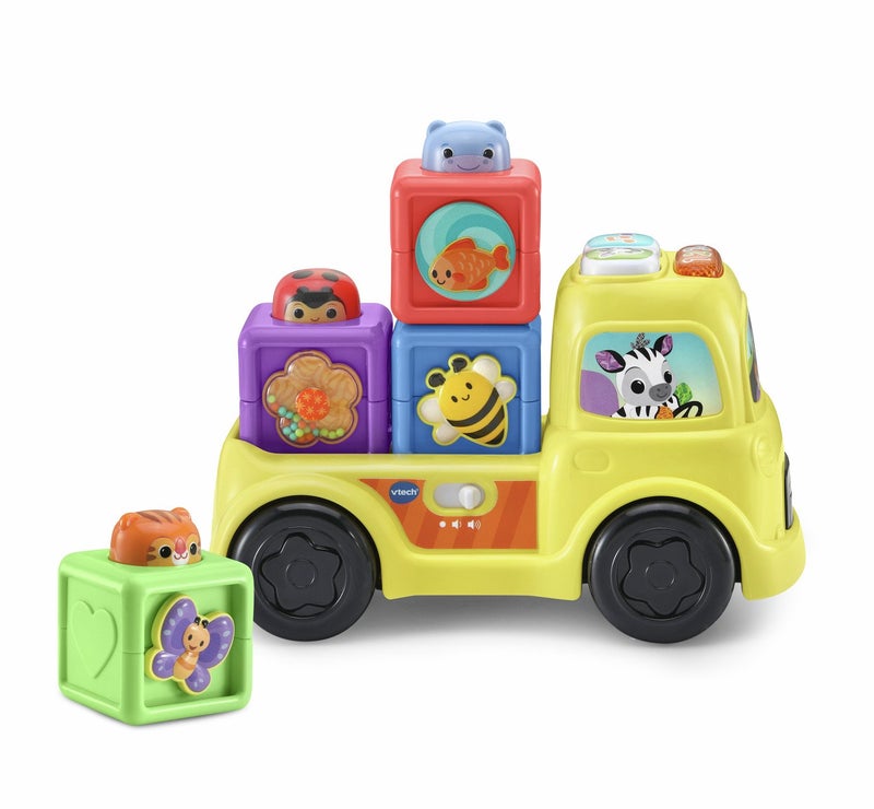 vtech لعبة تفاعلية شاحنة فتيك بيبي بوب-أ-بلوك - Image 3