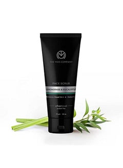 The Man Company Charcoal Tan Removal Face Scrub For Glowing Skin | Anti Acne Blackhead Remover For Oily Skin 75 Gm  - Image 3
