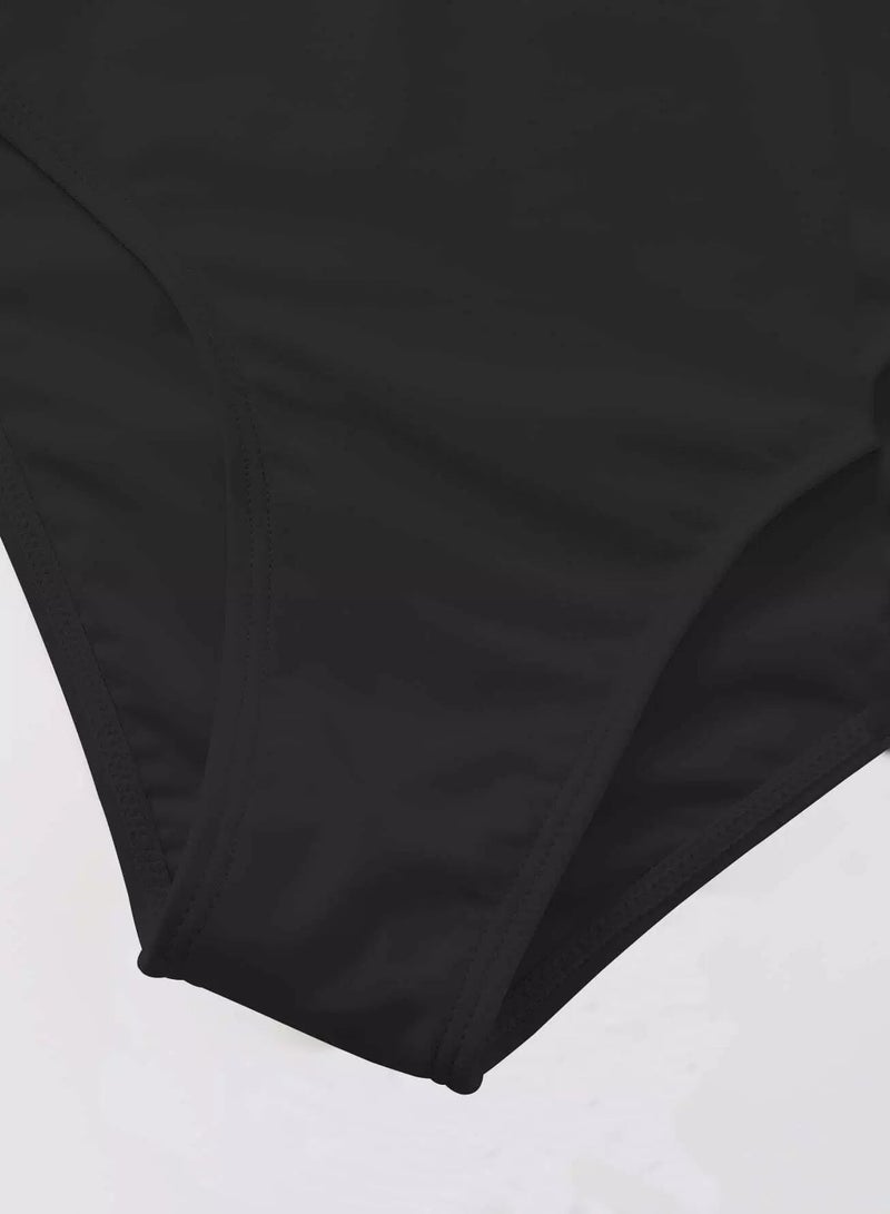 Generic Solid High Waisted Bikini Panty - Image 5