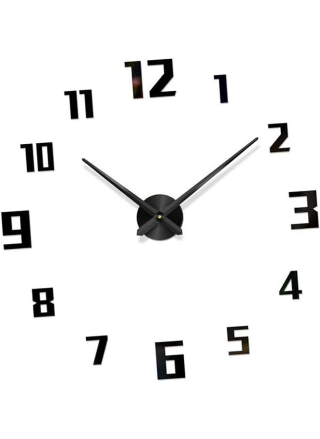 Home Gallery Large numbers 3D Frameless Wall Clock  - Image 3