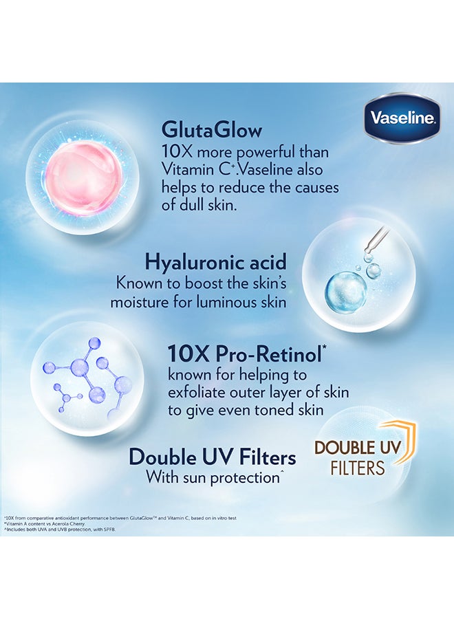 Vaseline Essential Even Tone Gluta Hya Serum Burst UV Body Lotion With Moisturising Petroleum Jelly 200ml - Image 4