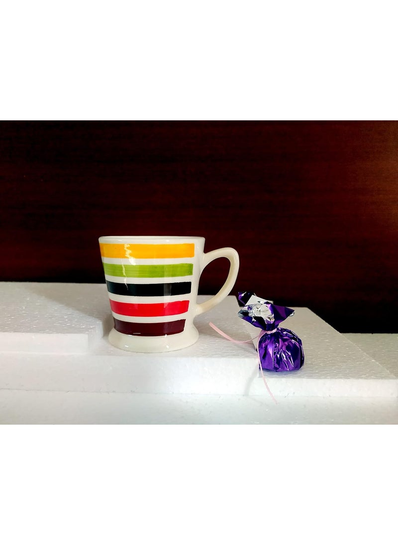 MOODY PANDA MOODY PANDA Rainbow Series Set of 6 Cups Cups Set of 6 Tea Cups Ceramic 150 ml  - Image 3