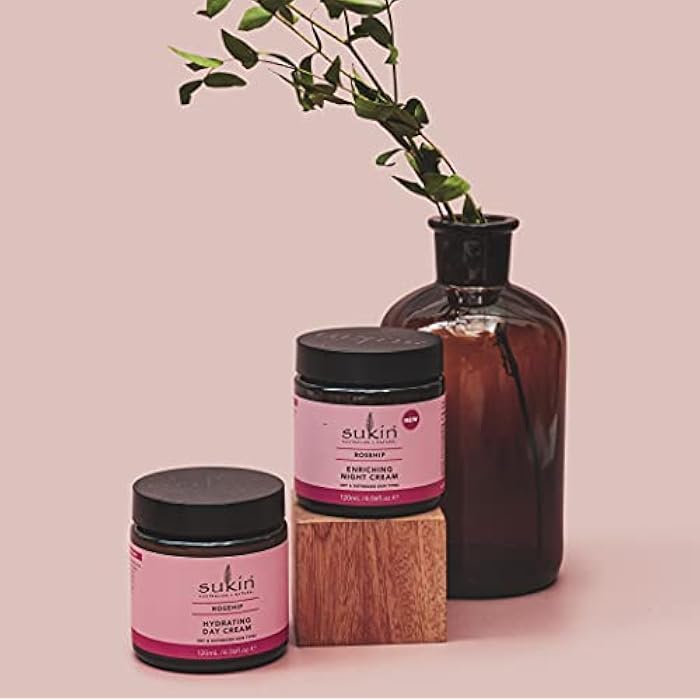 sukin Rosehip Enriching Night Cream for Women - 4.06 oz Cream - Image 4