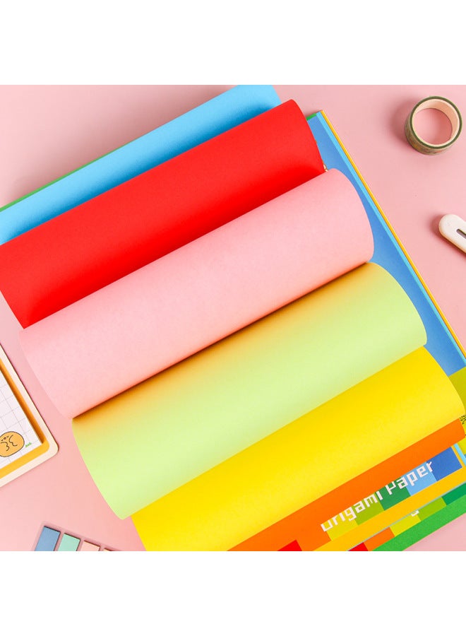 HELPS Color Handmade Origami Students Kindergarten Children Diy Material Paper Cutting 10 Color A4 Printing Paper Copy Paper - Image 3
