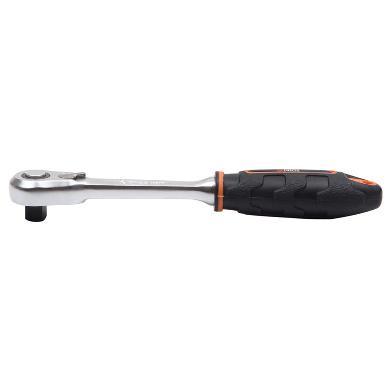 GROZ Slim Line Ratchet Handle with Quick Release Switch | Drive: 1/4” Ratchet handle for Nuts | Quick & Easy | Slim & Lightweight| 60 Teeth Design| Reversible Lever Switch | RTD/SL/1-4/UG - Image 3