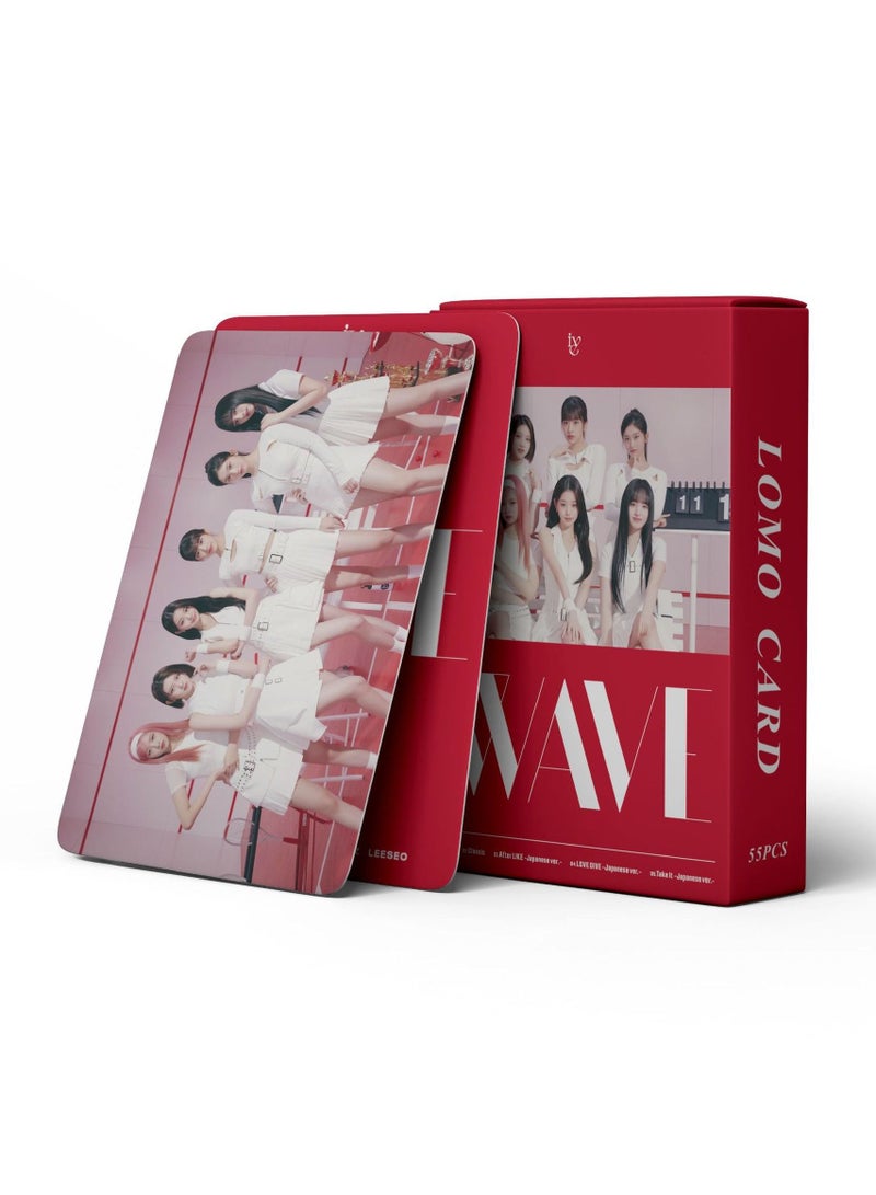 إيهوم 55 قطعة من ألبوم IVE الياباني الصغير الأول "WAVE" Lomo Carad - Image 1