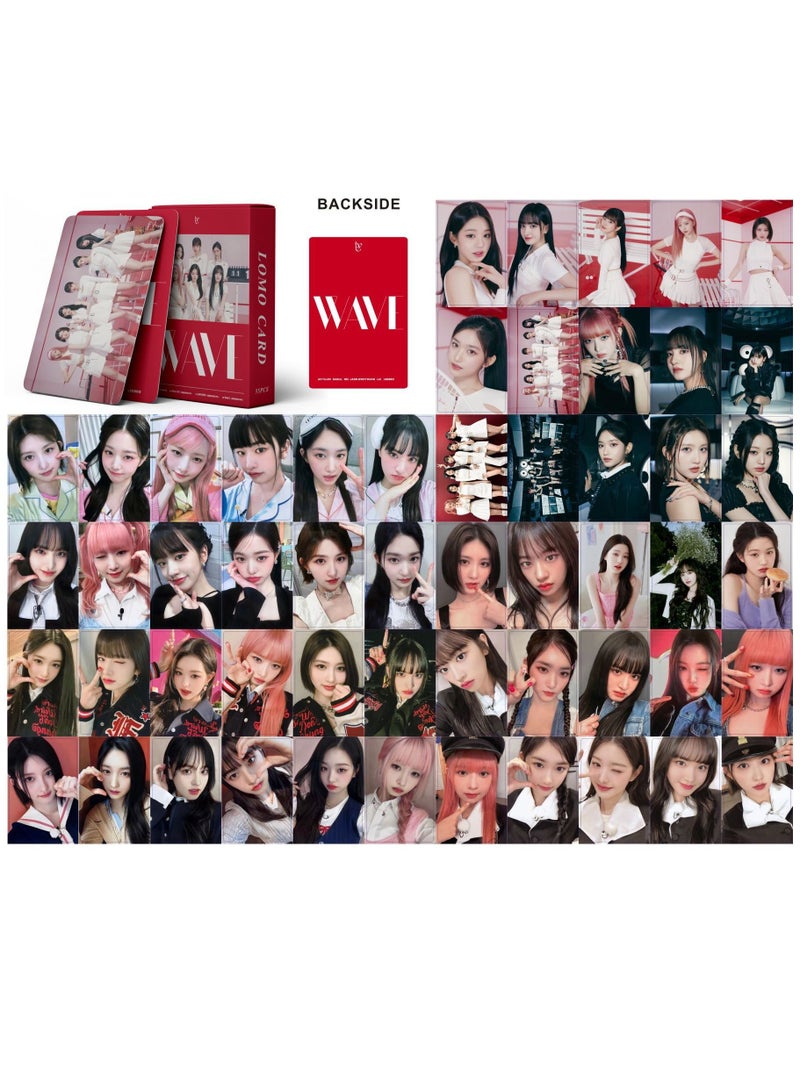 إيهوم 55 قطعة من ألبوم IVE الياباني الصغير الأول "WAVE" Lomo Carad - Image 2