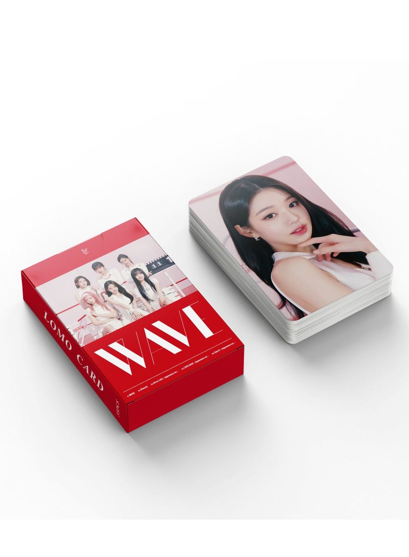 إيهوم 55 قطعة من ألبوم IVE الياباني الصغير الأول "WAVE" Lomo Carad - Image 3